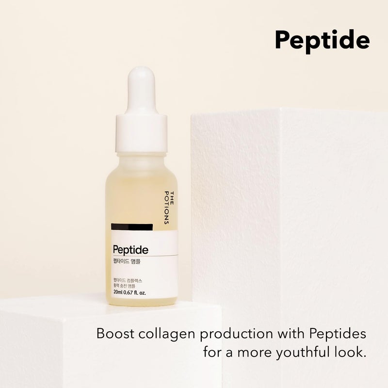 The Potions Peptides Serum for Face â€“ Customizable Peptide Ampoule (Personalized Skincare), Peptidos, Collagen-Boosting (Minimalist Formula), Hydrating & Firming, 0.67 fl oz - Image 3